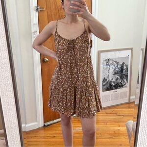 Old Navy Yellow Floral Tiered Sundress